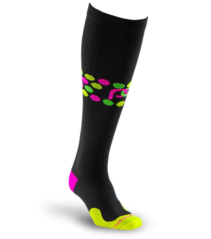 Marathon, Black with Neon Dots