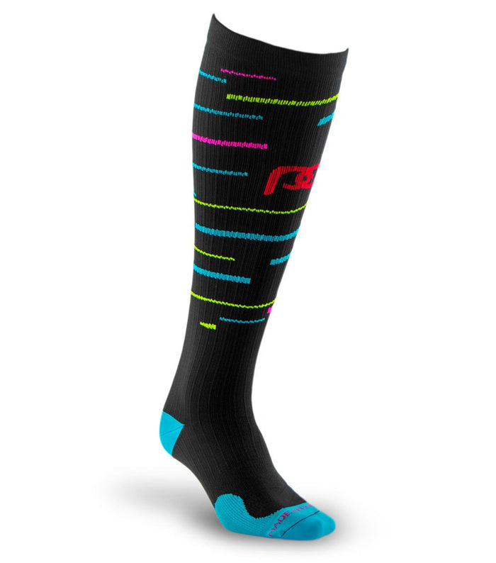 Marathon, Black with Neon Stripes